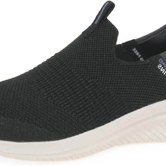 Women's Mesh Sneaker Black Size 8 Slip-On Ankle Comfort Rubber Sole - Picture 1 of 8